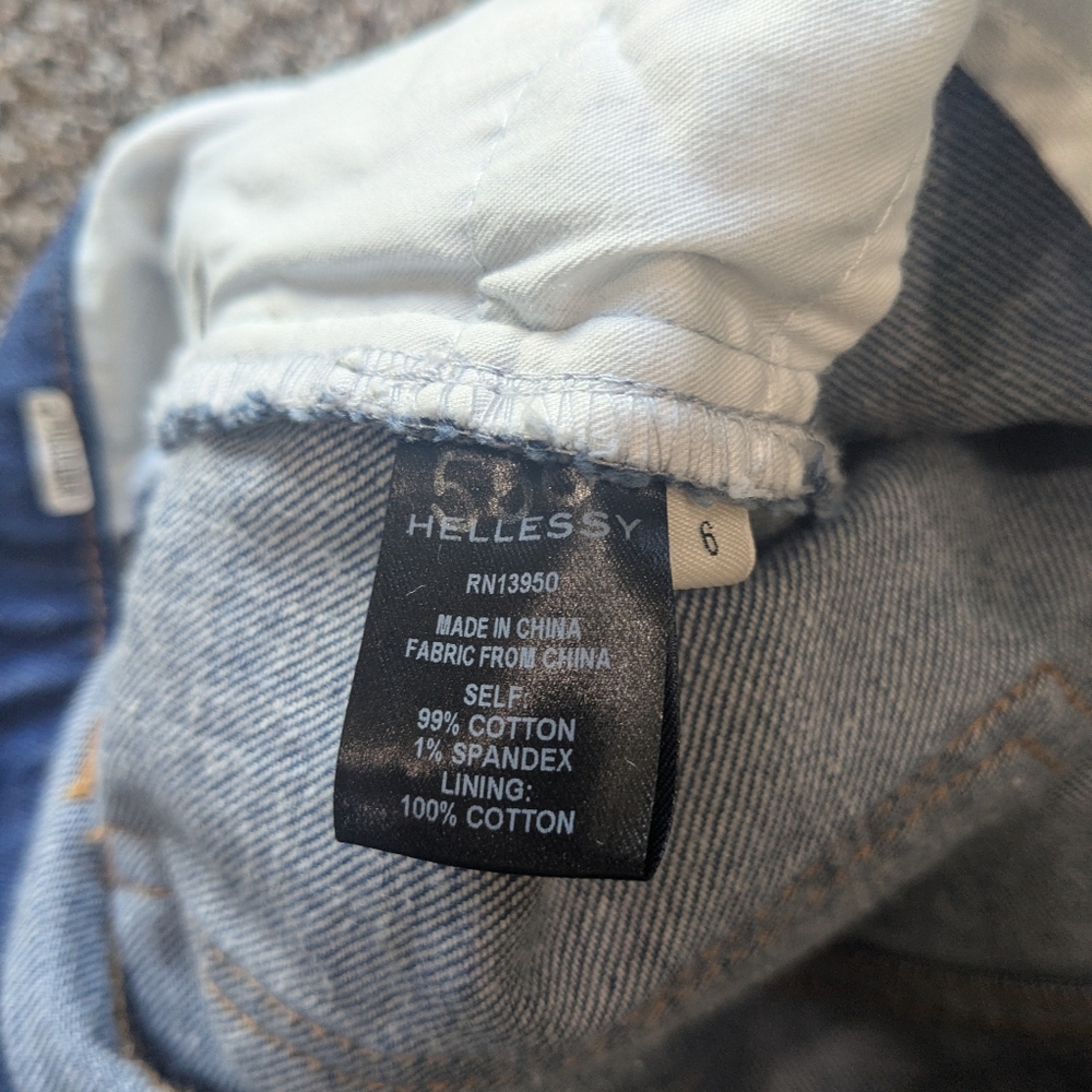 Hellessy Bloomfield Horse Fringe Straight Jeans Size 6 View 6